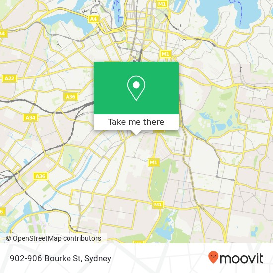 902-906 Bourke St map