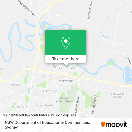 NSW Department of Education & Communities map