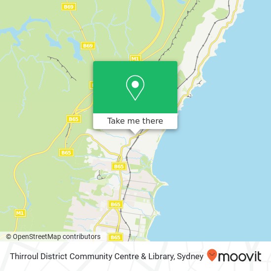 Thirroul District Community Centre & Library map