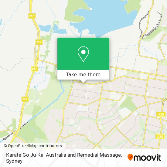 Mapa Karate Go Ju-Kai Australia and Remedial Massage