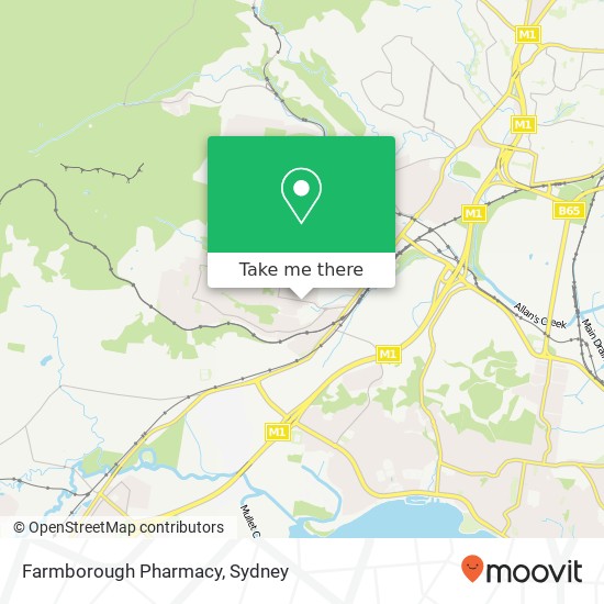 Mapa Farmborough Pharmacy