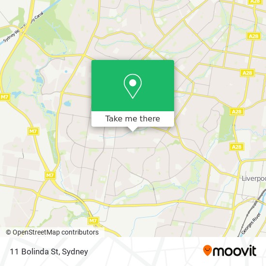 11 Bolinda St map