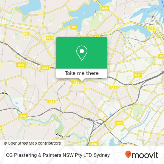 CG Plastering & Painters NSW Pty LTD map