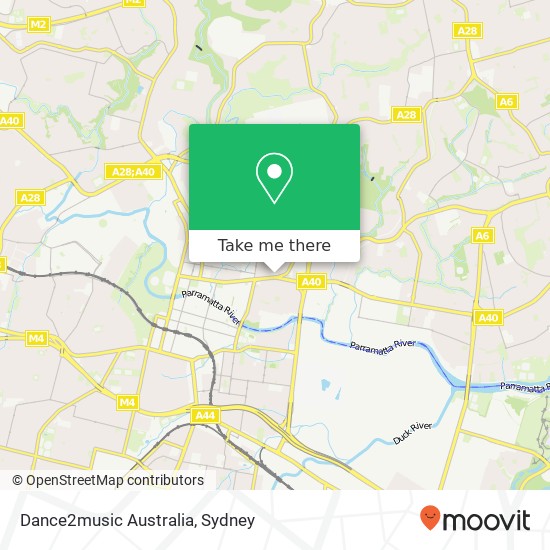 Mapa Dance2music Australia