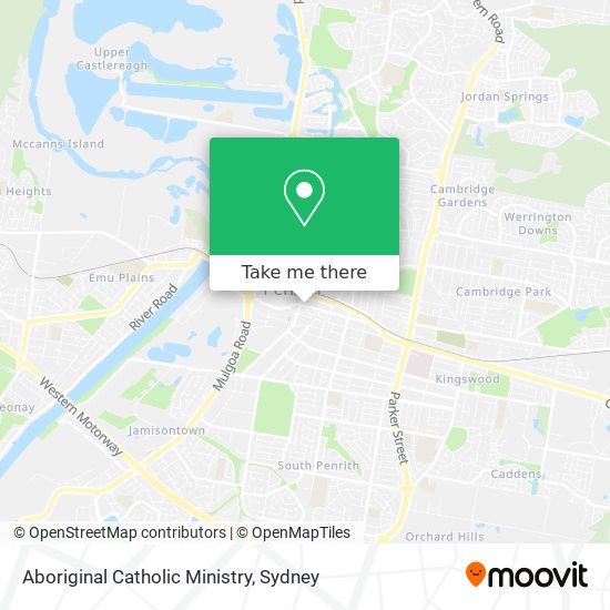 Aboriginal Catholic Ministry map