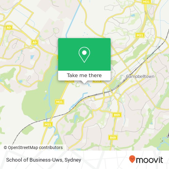 School of Business-Uws map