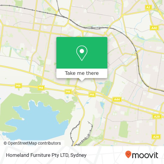 Homeland Furniture Pty LTD map