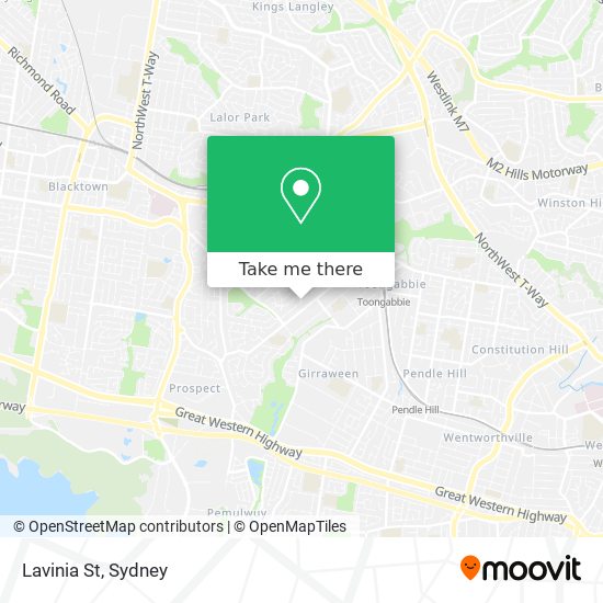 Lavinia St map