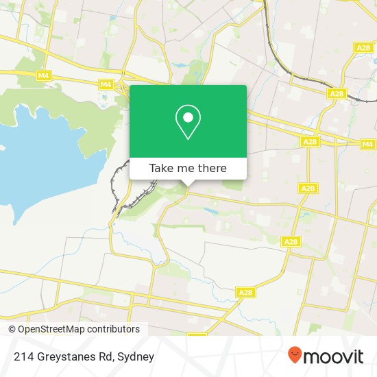 214 Greystanes Rd map