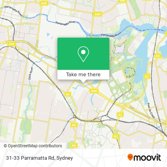 31-33 Parramatta Rd map