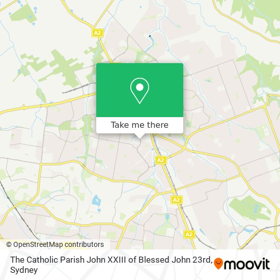 The Catholic Parish John XXIII of Blessed John 23rd map