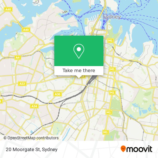 Mapa 20 Moorgate St