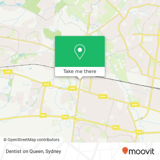 Dentist on Queen map