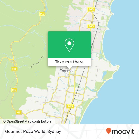 Gourmet Pizza World map