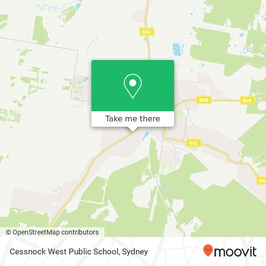 Cessnock West Public School map