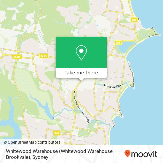 Whitewood Warehouse (Whitewood Warehouse Brookvale) map