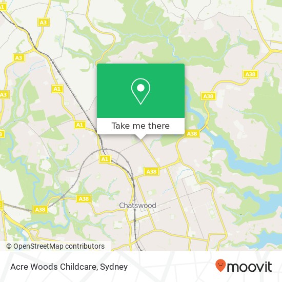 Acre Woods Childcare map