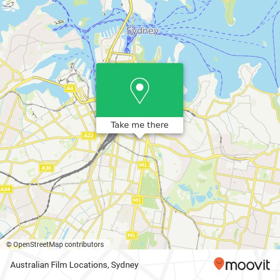 Australian Film Locations map