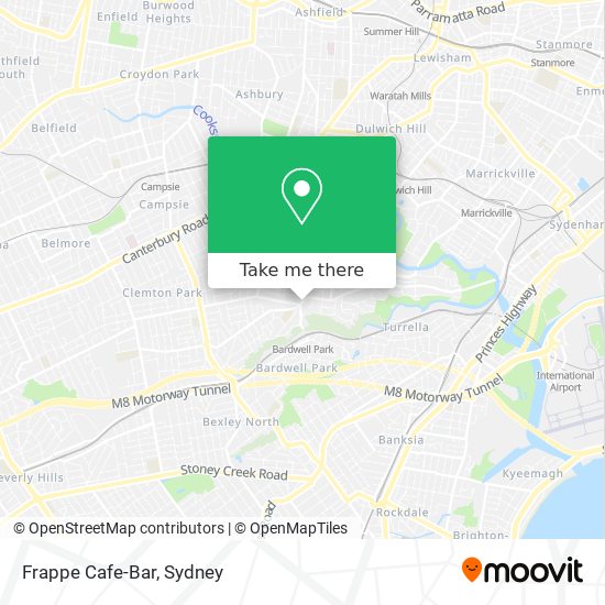 Frappe Cafe-Bar map