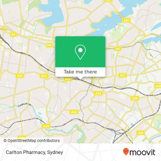 Carlton Pharmacy map