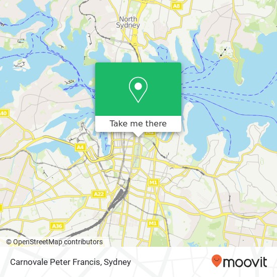 Carnovale Peter Francis map