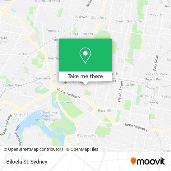 Biloela St map