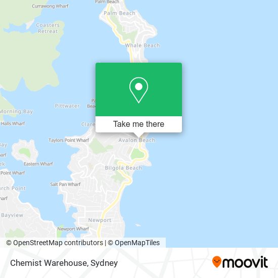 Chemist Warehouse map