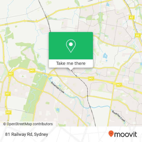 81 Railway Rd map