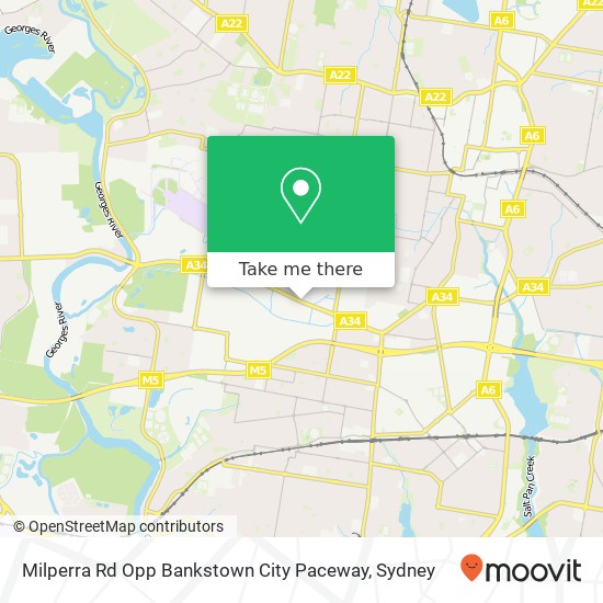 Milperra Rd Opp Bankstown City Paceway map