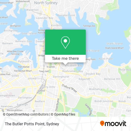 The Butler Potts Point map