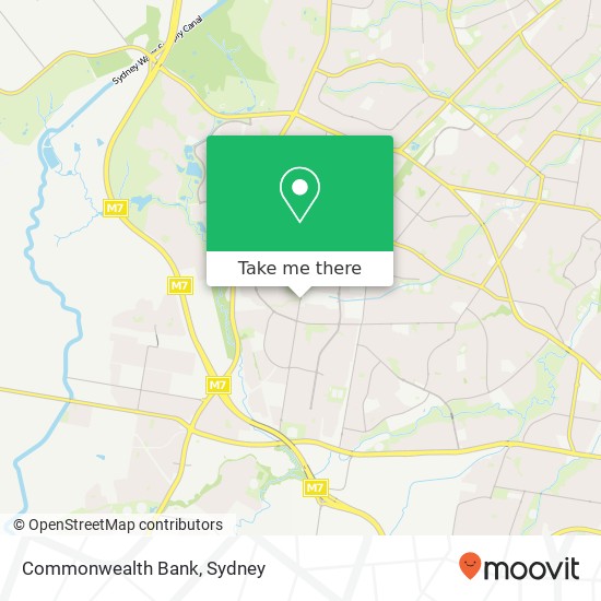 Commonwealth Bank map