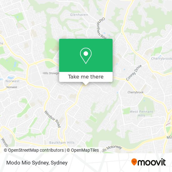 Modo Mio Sydney map