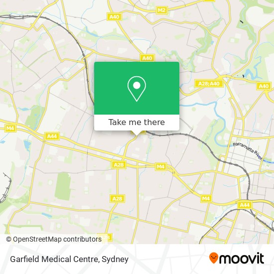 Mapa Garfield Medical Centre