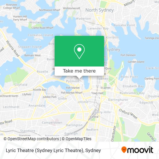 Lyric Theatre (Sydney Lyric Theatre) map