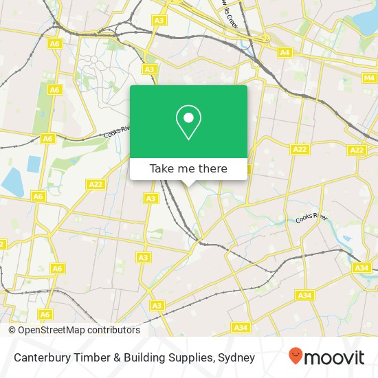 Canterbury Timber & Building Supplies map