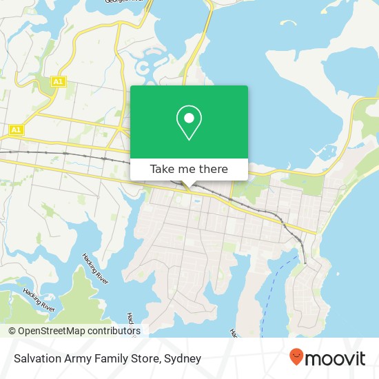 Salvation Army Family Store map