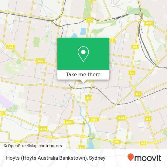 Hoyts (Hoyts Australia Bankstown) map