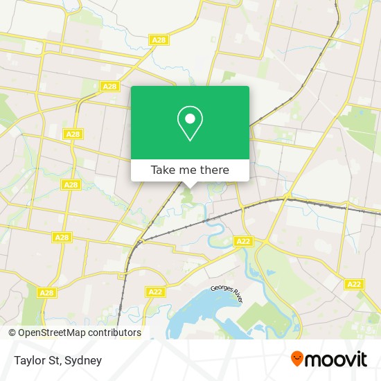 Taylor St map