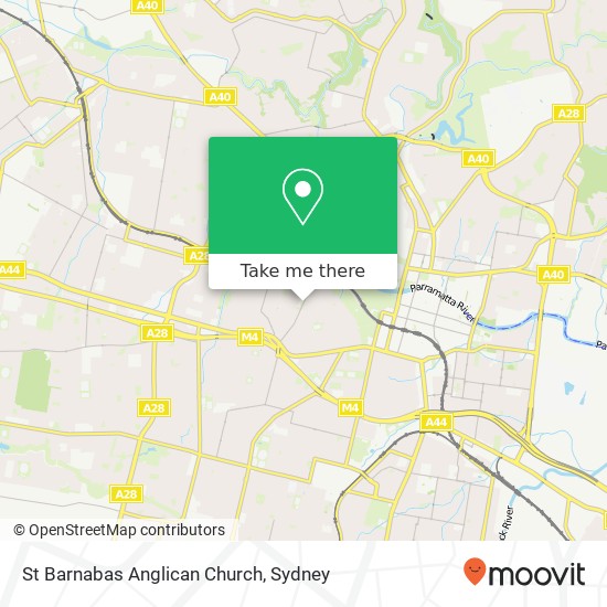 Mapa St Barnabas Anglican Church