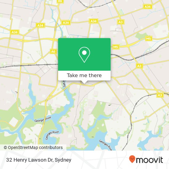 32 Henry Lawson Dr map