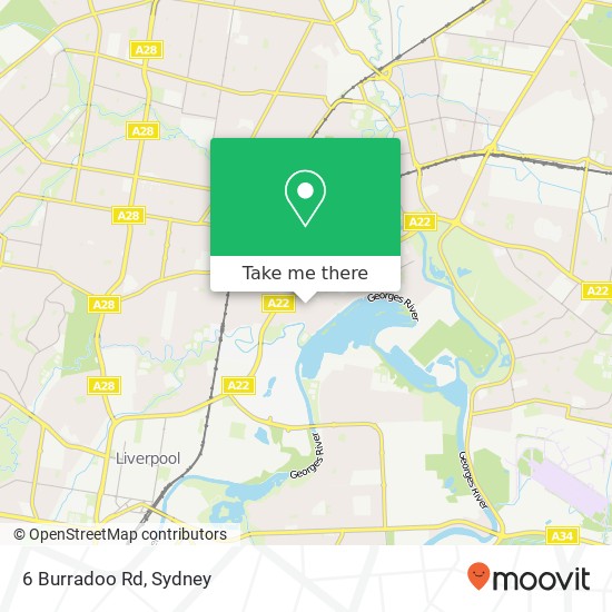 6 Burradoo Rd map