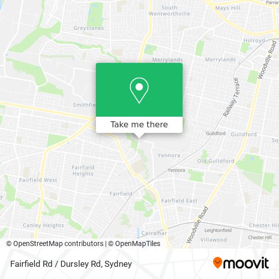 Fairfield Rd / Dursley Rd map