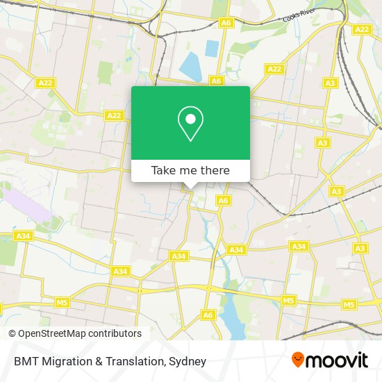 Mapa BMT Migration & Translation