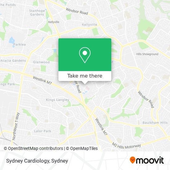 Sydney Cardiology map