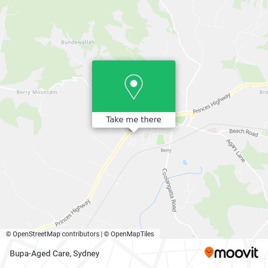 Mapa Bupa-Aged Care