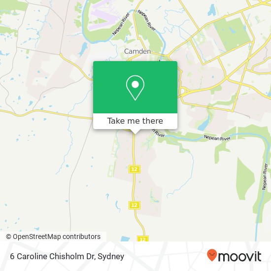 6 Caroline Chisholm Dr map