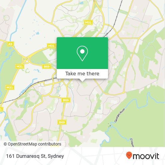 Mapa 161 Dumaresq St