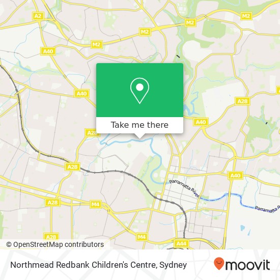 Northmead Redbank Children's Centre map