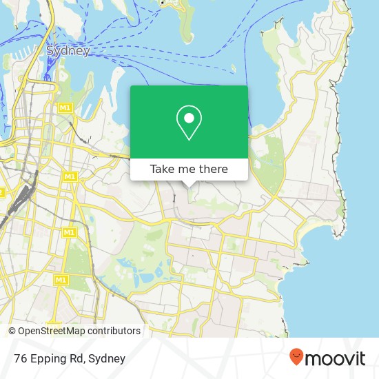 76 Epping Rd map