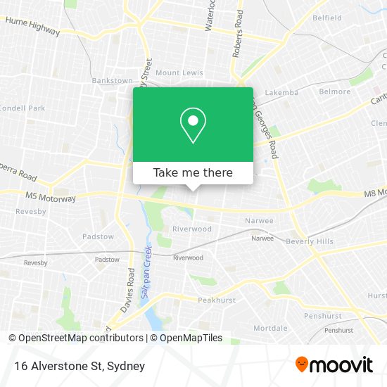 16 Alverstone St map